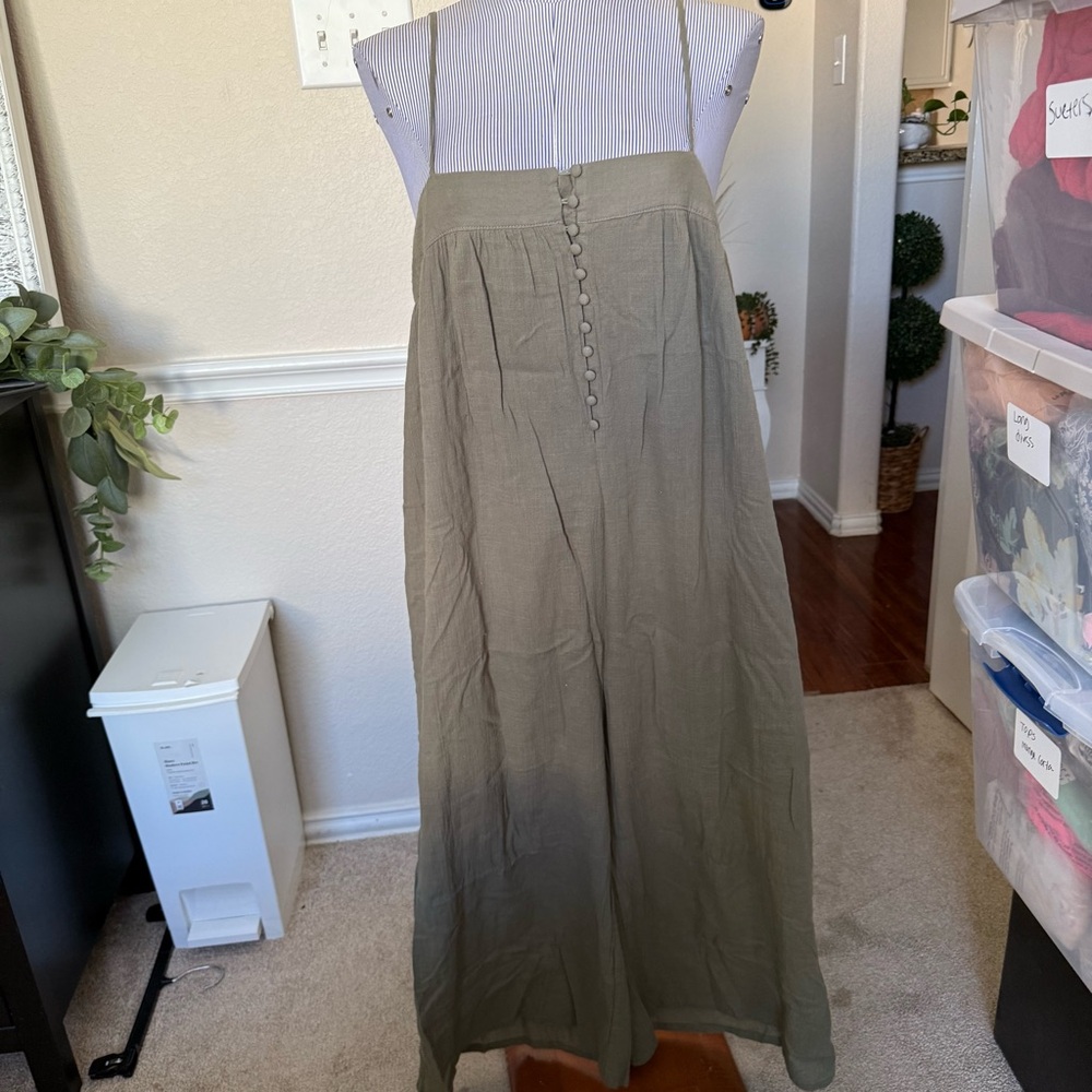 Olive Green Women's jumpsuit  medium Listickle